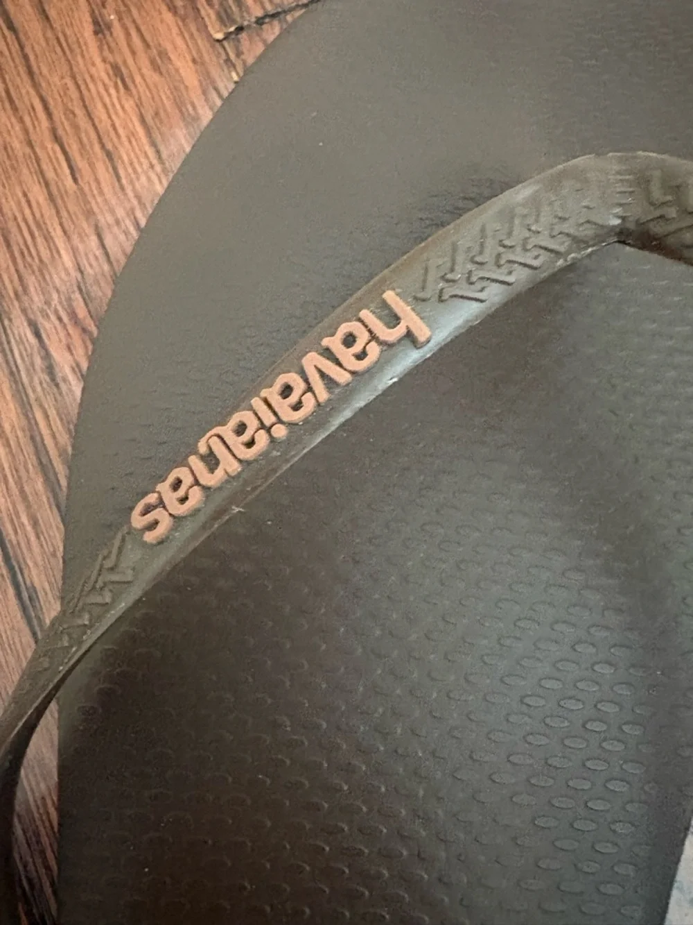Havaianas Slim Square Flip Flops in Brown - Picture 2 of 5